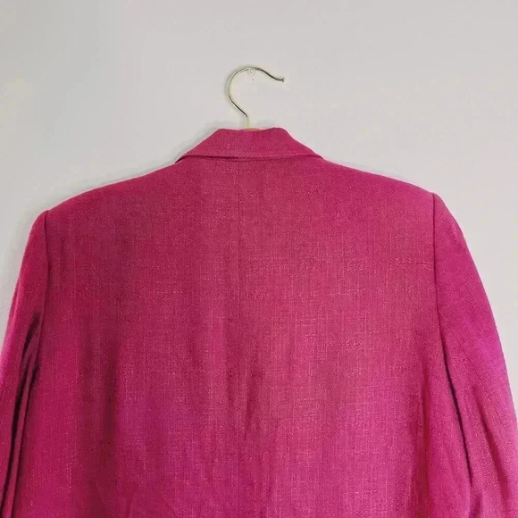 Christian Dior Rare Vintage Fuchsia Blazer Women's Size 14 - Picture 7 of 9